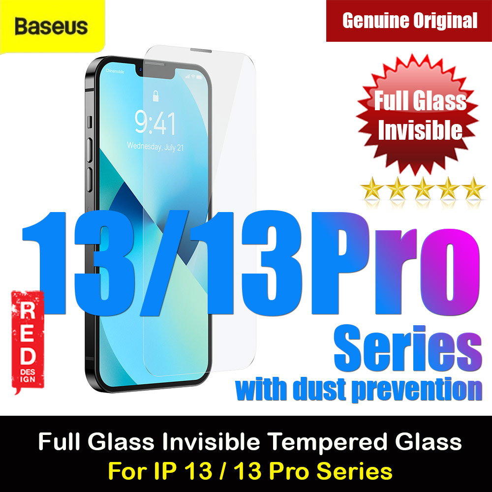 Picture of Baseus Full Coverage Invisible Tempered Glass with Cellular Dust Prevention for iPhone 13 Pro iPhone 13 6.1 (HD Clear 2pcs) Apple iPhone 13 6.1- Apple iPhone 13 6.1 Cases, Apple iPhone 13 6.1 Covers, iPad Cases and a wide selection of Apple iPhone 13 6.1 Accessories in Malaysia, Sabah, Sarawak and Singapore 