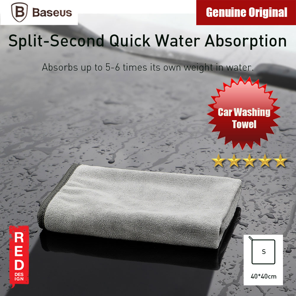 Picture of Baseus Car Washing Towel Water Absorption Towel 40 x 40 cm Red Design- Red Design Cases, Red Design Covers, iPad Cases and a wide selection of Red Design Accessories in Malaysia, Sabah, Sarawak and Singapore 