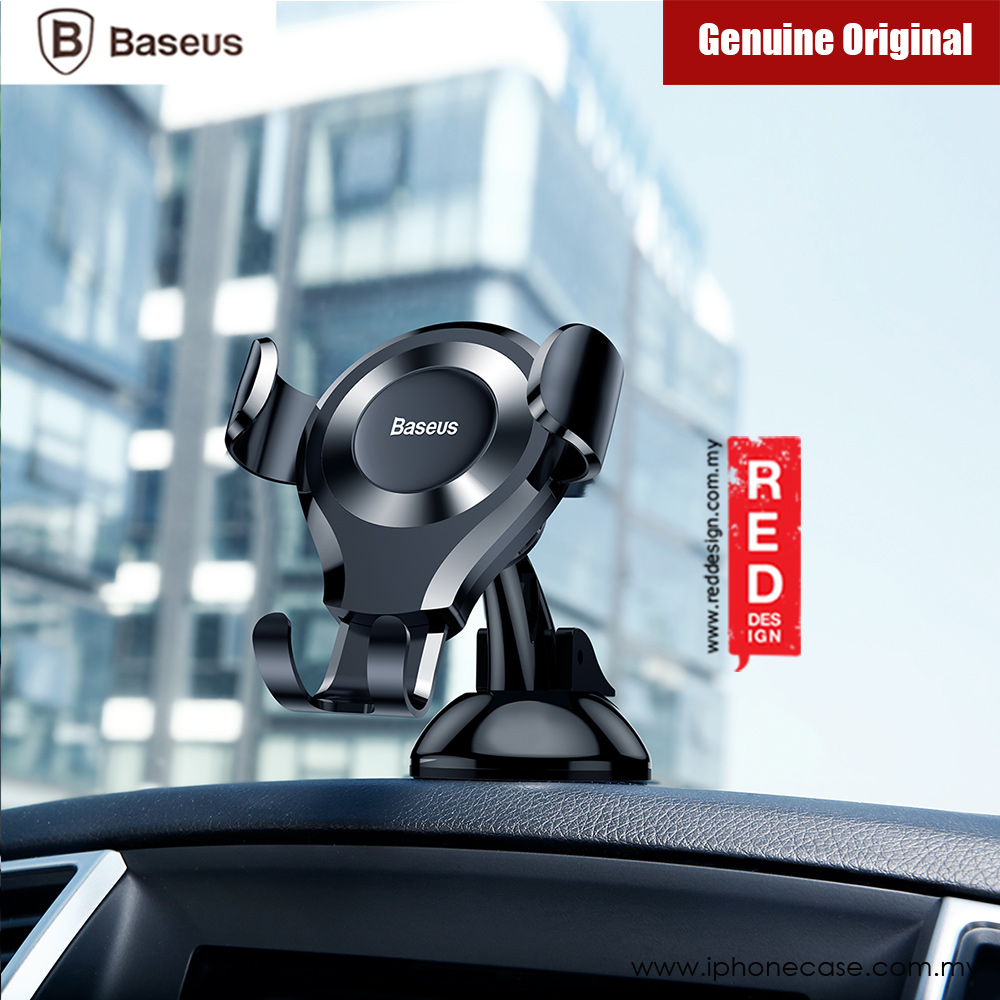 Picture of Baseus Osculum Type Universal Gravity Desktop Windscreen Car Mount for Smartphone up to 6 inches (Black)