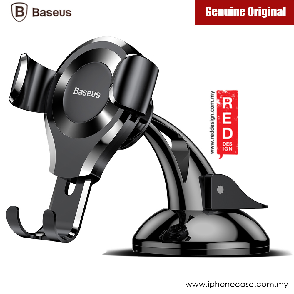 Picture of Baseus Osculum Type Universal Gravity Desktop Windscreen Car Mount for Smartphone up to 6 inches (Black)