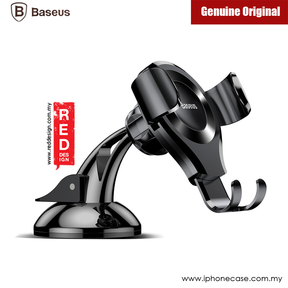 Picture of Baseus Osculum Type Universal Gravity Desktop Windscreen Car Mount for Smartphone up to 6 inches (Black)