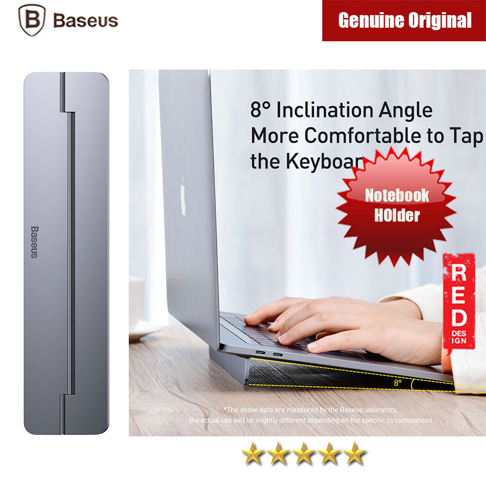 Picture of Baseus Laptop Mini Stand Ultra-Slim Portable Aluminium Laptop Mini Foldable Stand Laptop Stand for Apple MacBook Pro Laptops Notebook (Grey) Red Design- Red Design Cases, Red Design Covers, iPad Cases and a wide selection of Red Design Accessories in Malaysia, Sabah, Sarawak and Singapore 