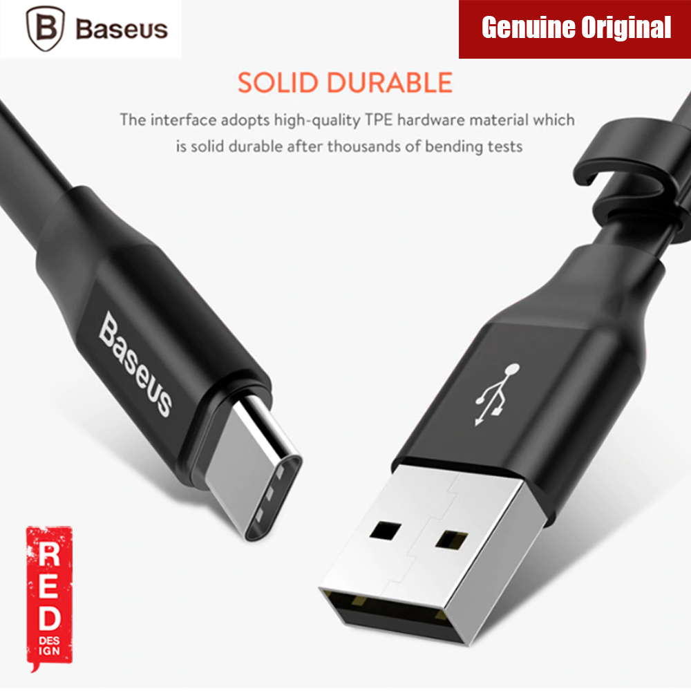 Picture of Baseus 3A Quick Charge Short Type C Cable for Samsung Note 9 Huawei Mate 20 Pro 23cm (Black)