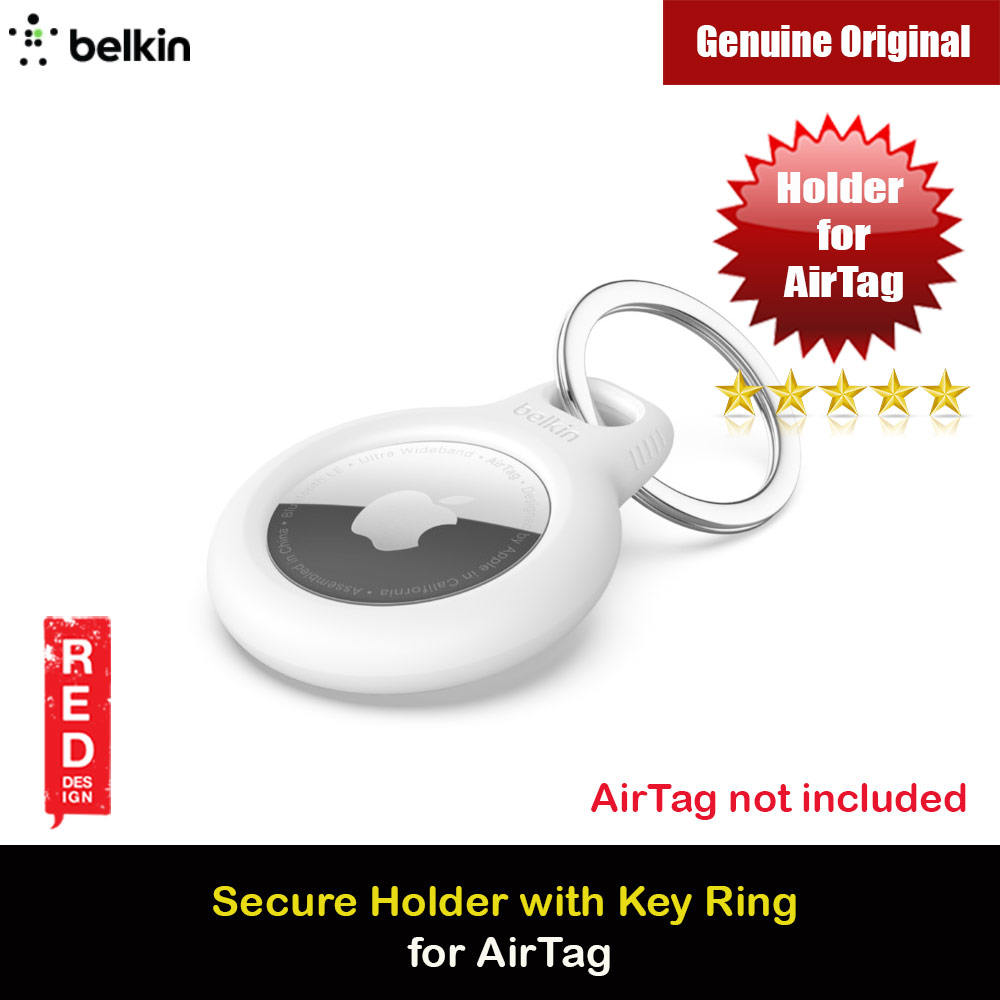 Apple Air Tag Belkin Secure Holder with Key Ring Innovative Twist and
