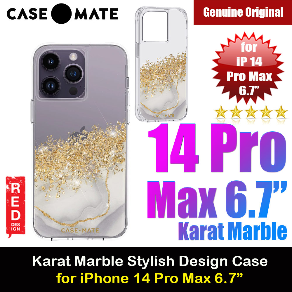 Picture of Case Mate Case-Mate Stylish Design Drop Protection Case for iPhone 14 Pro Max 6.7 (Karat Marble) Apple iPhone 14 Pro Max 6.7- Apple iPhone 14 Pro Max 6.7 Cases, Apple iPhone 14 Pro Max 6.7 Covers, iPad Cases and a wide selection of Apple iPhone 14 Pro Max 6.7 Accessories in Malaysia, Sabah, Sarawak and Singapore 