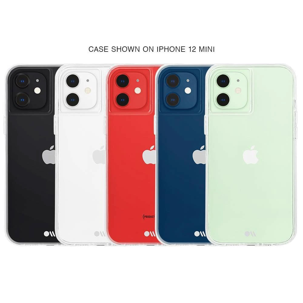 Picture of Apple iPhone 12 mini 5.4  | Case Mate Tough Clear Series Drop Protection Case for iPhone 12 Mini 5.4 (Clear)
