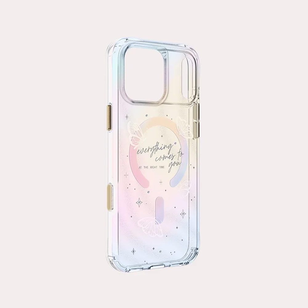 Picture of Apple iPhone 18 Pro Max Case | Coehl ELLIE MagClick Magnetic Charging Case with Camera Control Button for iPhone 18 Pro Max - Prism Bloom