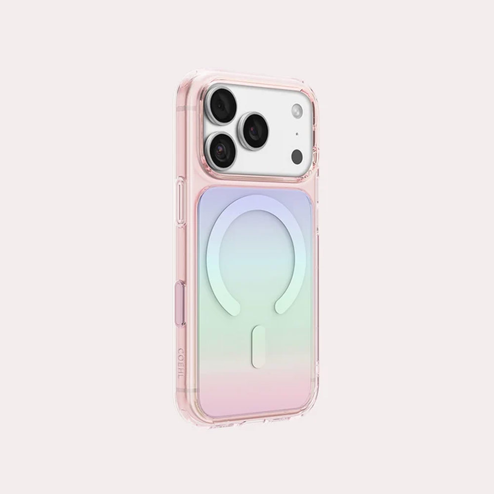 Picture of Apple iPhone 18 Pro Max Case | Coehl ESTELLE MagClick Magnetic Charging Case with Camera Control Button for iPhone 18 Pro Max - Pink Prism