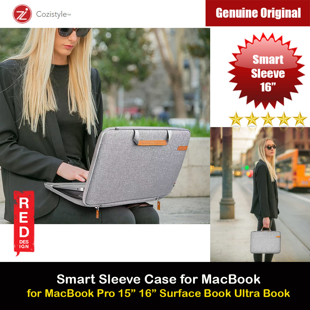 Picture of Cozistyle City Collection Smart Sleeve Protection Sleeve for MacBook Pro 15 Macbook Pro 16 Microsoft Surface Book Ultra Book (Urban Gray) Apple Macbook Air 13\"- Apple Macbook Air 13\" Cases, Apple Macbook Air 13\" Covers, iPad Cases and a wide selection of Apple Macbook Air 13\" Accessories in Malaysia, Sabah, Sarawak and Singapore 