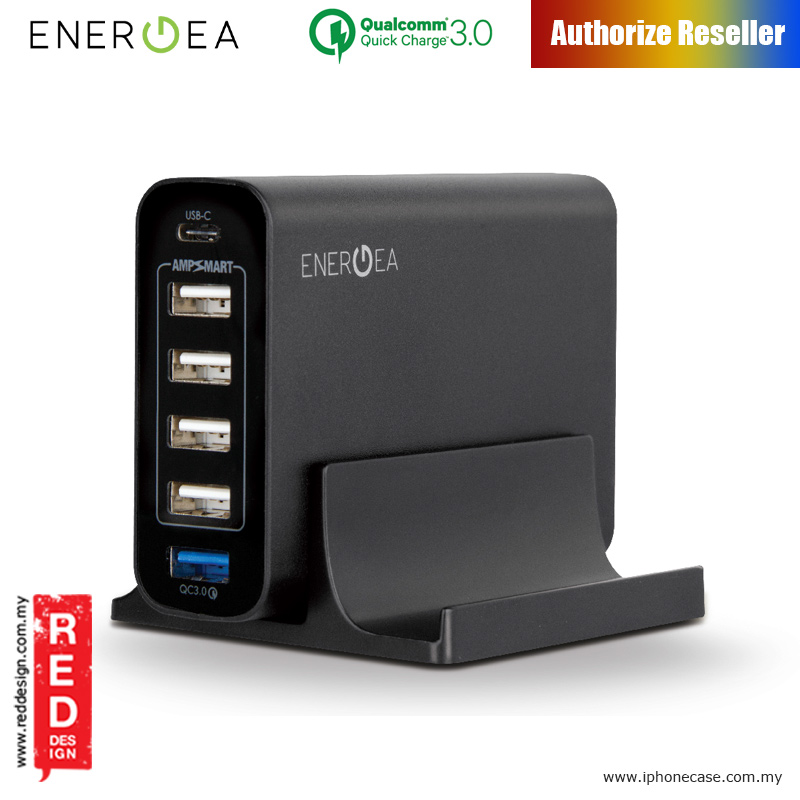 Picture of Energea POWERHUB6C USB-C and 5 USB-A Charging Station One Universal Solution for All Devices Red Design- Red Design Cases, Red Design Covers, iPad Cases and a wide selection of Red Design Accessories in Malaysia, Sabah, Sarawak and Singapore 