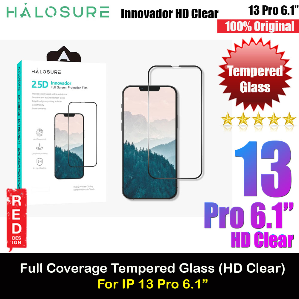 Picture of Halosure 2.5D Full Coverage Tempered Glass Screen Protector for Apple iPhone 13 Pro 6.1 (HD Clear) Apple iPhone 13 Pro 6.1- Apple iPhone 13 Pro 6.1 Cases, Apple iPhone 13 Pro 6.1 Covers, iPad Cases and a wide selection of Apple iPhone 13 Pro 6.1 Accessories in Malaysia, Sabah, Sarawak and Singapore 