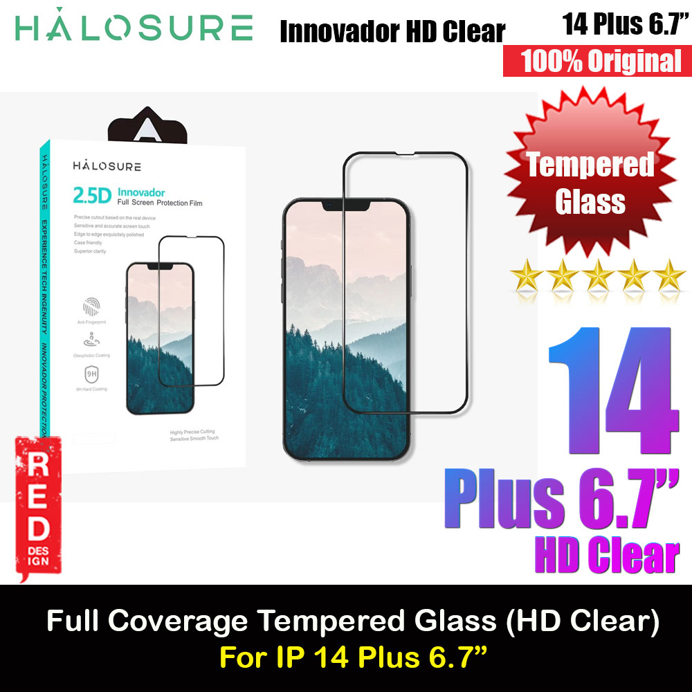 Picture of Halosure 2.5D Full Coverage Tempered Glass Screen Protector for Apple iPhone 14 Plus 6.7 (HD Clear) Apple iPhone 14 Plus 6.7- Apple iPhone 14 Plus 6.7 Cases, Apple iPhone 14 Plus 6.7 Covers, iPad Cases and a wide selection of Apple iPhone 14 Plus 6.7 Accessories in Malaysia, Sabah, Sarawak and Singapore 