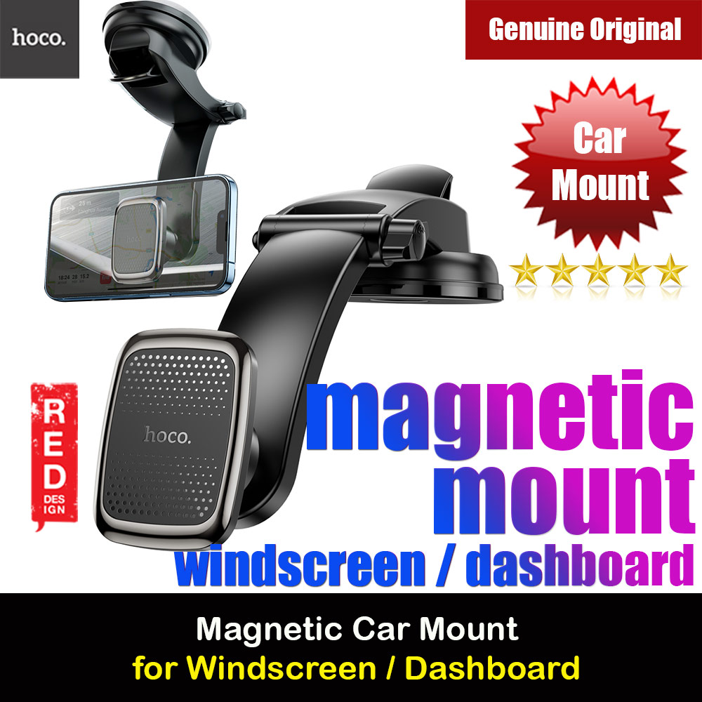 Picture of Hoco CA107 Long Arm Dashboard Windscreen Strong magnetic Car Holder Car Mount (Black) Red Design- Red Design Cases, Red Design Covers, iPad Cases and a wide selection of Red Design Accessories in Malaysia, Sabah, Sarawak and Singapore 