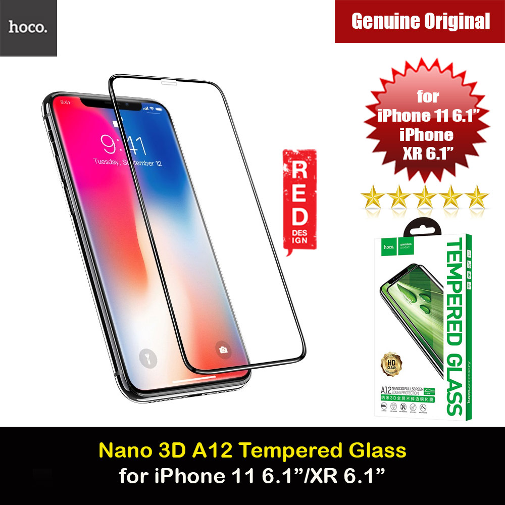 Picture of Hoco Nano 3D Full Coverage Tempered Glass for Apple iPhone XR iPhone 11 6.1" (Black) Apple iPhone 11 6.1- Apple iPhone 11 6.1 Cases, Apple iPhone 11 6.1 Covers, iPad Cases and a wide selection of Apple iPhone 11 6.1 Accessories in Malaysia, Sabah, Sarawak and Singapore 