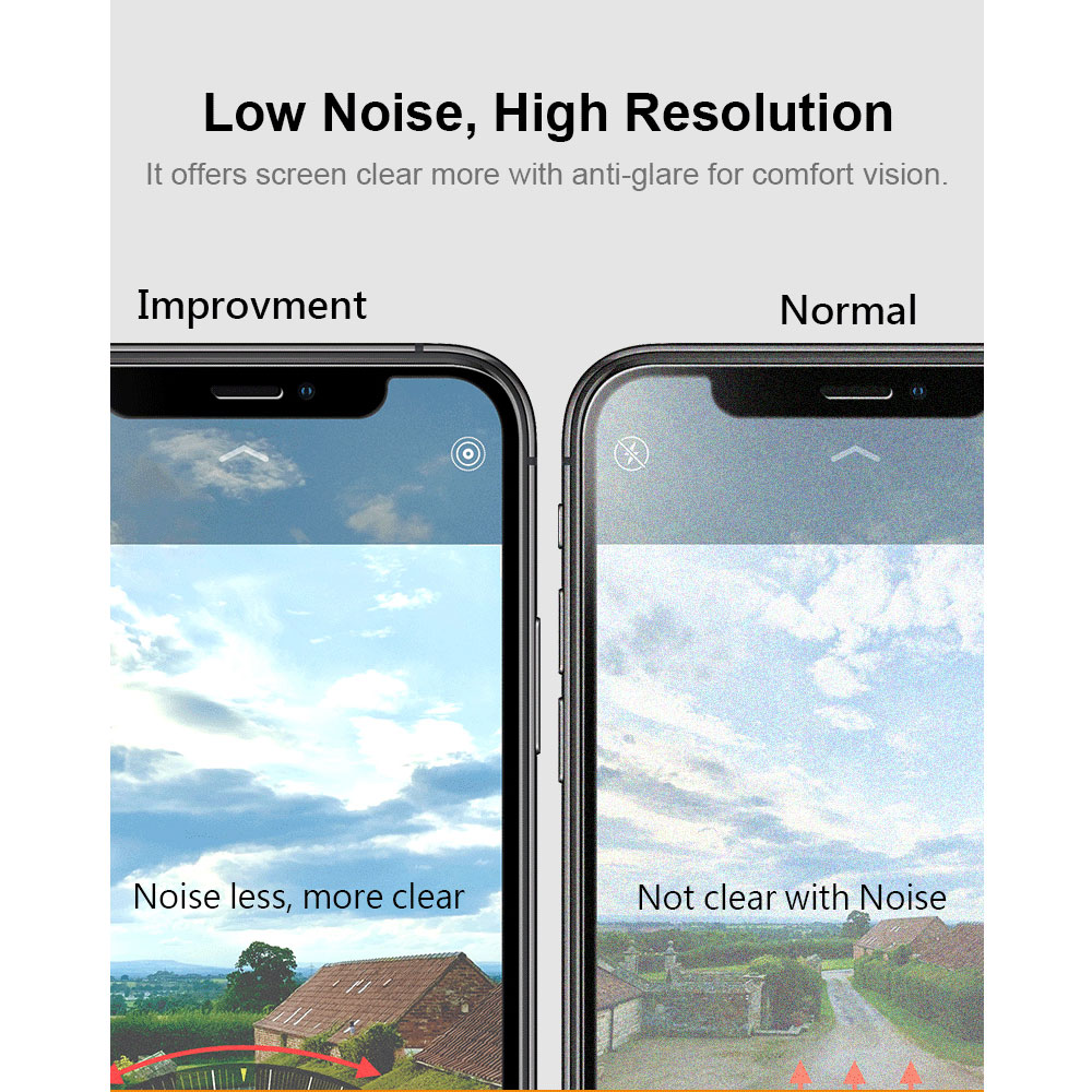 Picture of Apple iPhone 12 6.1 Screen Protector | Hoda 0.33mm Full Coverage Tempered Glass Screen Protector Design for Gaming Gamer for Apple iPhone 12 iPhone 12 Pro 6.1 (Matte)