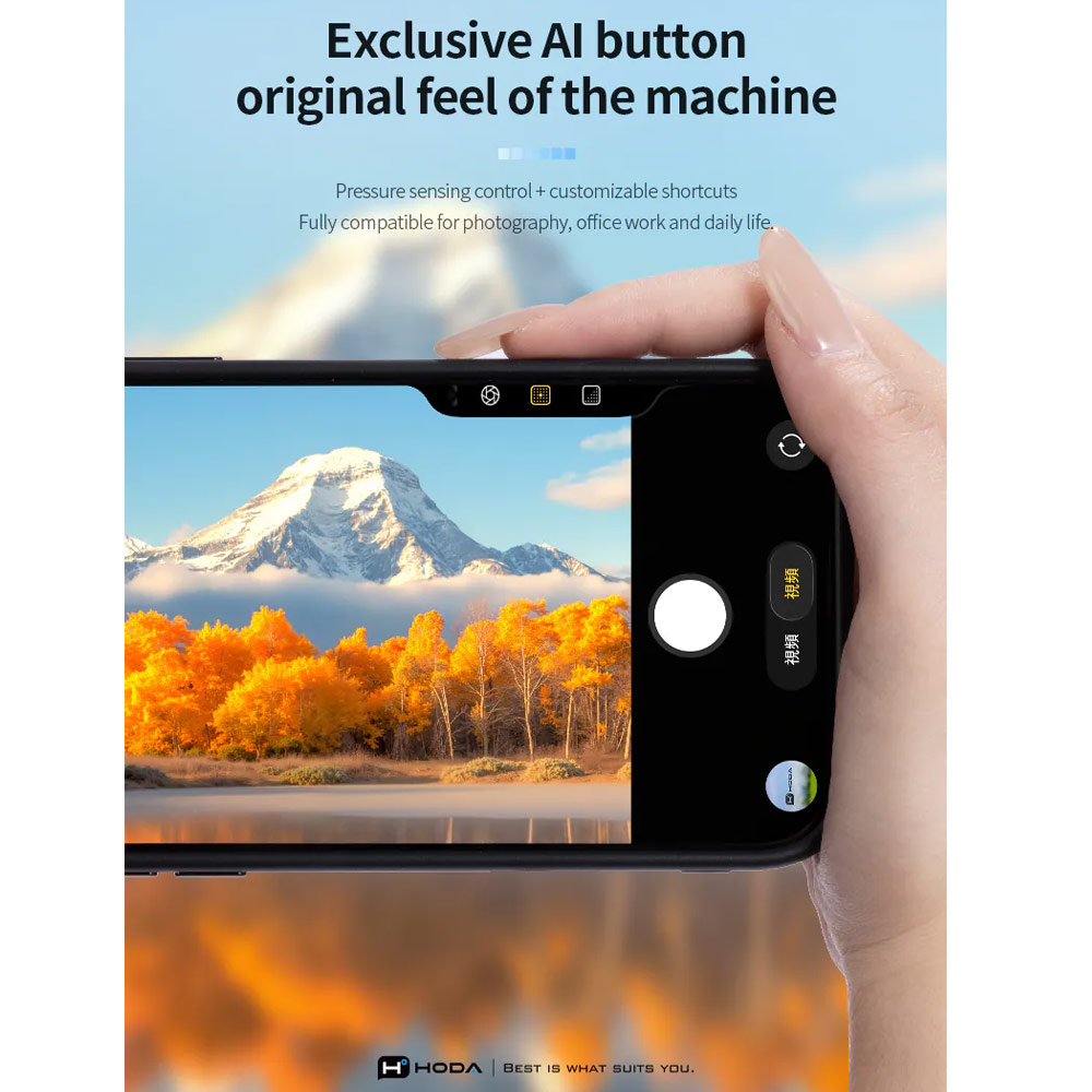 Picture of Apple iPhone 18 Pro Max Case | Hoda DIVERSE Case with Magnet for iPhone 18 Pro Max 17 Pro Max - KEVLAR