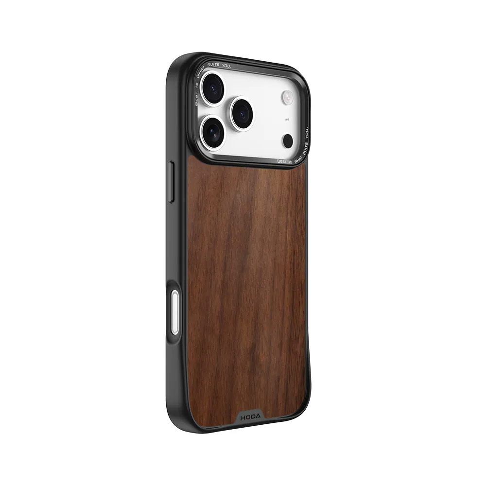 Picture of Apple iPhone 18 Pro Max Case | Hoda DIVERSE Case with Magnet for iPhone 18 Pro Max 17 Pro Max - WALNUT