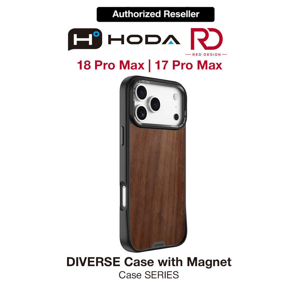 Picture of Hoda DIVERSE Case with Magnet for iPhone 18 Pro Max 17 Pro Max - WALNUT Apple iPhone 17 Pro Max 6.9- Apple iPhone 17 Pro Max 6.9 Cases, Apple iPhone 17 Pro Max 6.9 Covers, iPad Cases and a wide selection of Apple iPhone 17 Pro Max 6.9 Accessories in Malaysia, Sabah, Sarawak and Singapore 