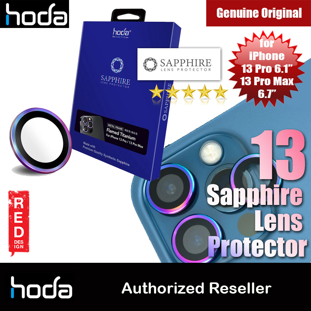Picture of Hoda Sapphire Lens Protector for iPhone 13 Pro 6.1 iPhone 13 Pro Max 6.7  (3PCS Flamed Titanium) Apple iPhone 13 Pro 6.1- Apple iPhone 13 Pro 6.1 Cases, Apple iPhone 13 Pro 6.1 Covers, iPad Cases and a wide selection of Apple iPhone 13 Pro 6.1 Accessories in Malaysia, Sabah, Sarawak and Singapore 