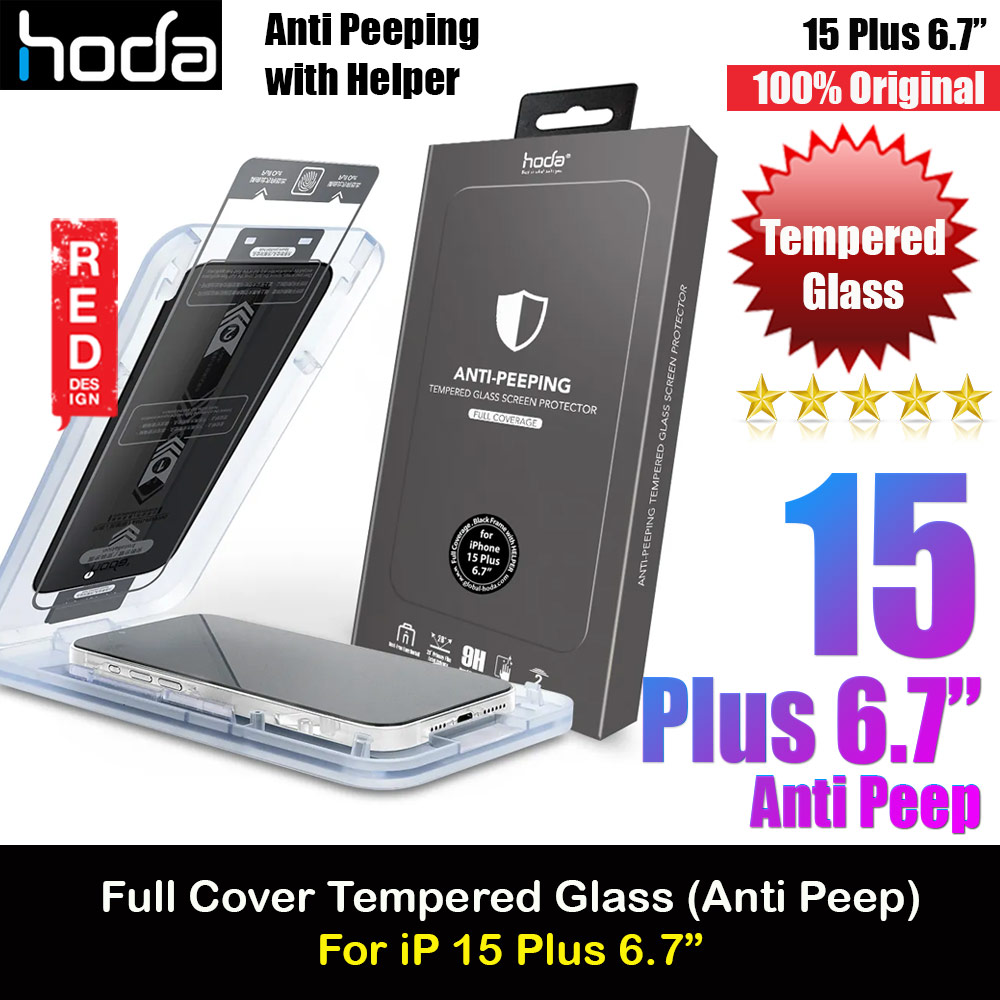 Picture of Hoda 0.33mm 2.5D Full Coverage Anti Peep Tempered Glass Screen Protector for Apple iPhone 15 Plus 6.7 (Privacy) Apple iPhone 15 Plus 6.7- Apple iPhone 15 Plus 6.7 Cases, Apple iPhone 15 Plus 6.7 Covers, iPad Cases and a wide selection of Apple iPhone 15 Plus 6.7 Accessories in Malaysia, Sabah, Sarawak and Singapore 