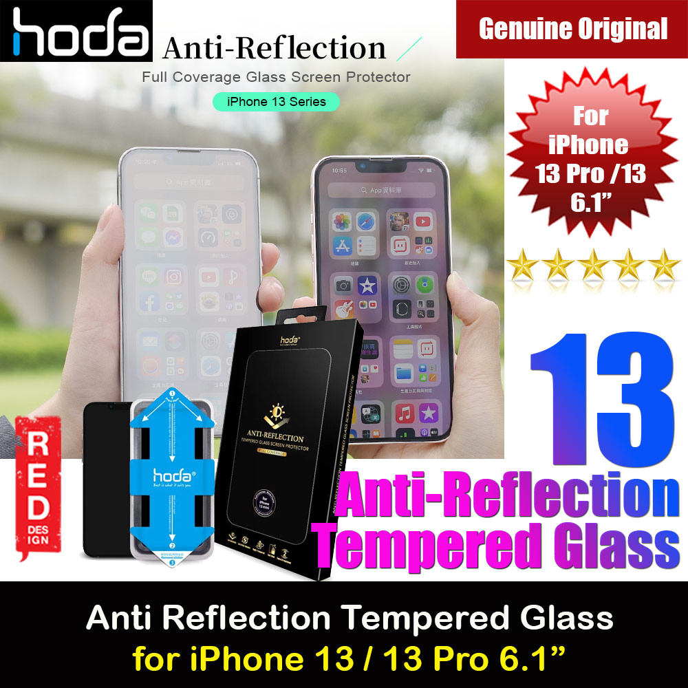 Picture of Hoda 0.33mm 2.5D Full Coverage Tempered Glass Screen Protector for Apple iPhone 13 iPhone 13 Pro 6.1 (Anti Reflection) Apple iPhone 13 6.1- Apple iPhone 13 6.1 Cases, Apple iPhone 13 6.1 Covers, iPad Cases and a wide selection of Apple iPhone 13 6.1 Accessories in Malaysia, Sabah, Sarawak and Singapore 