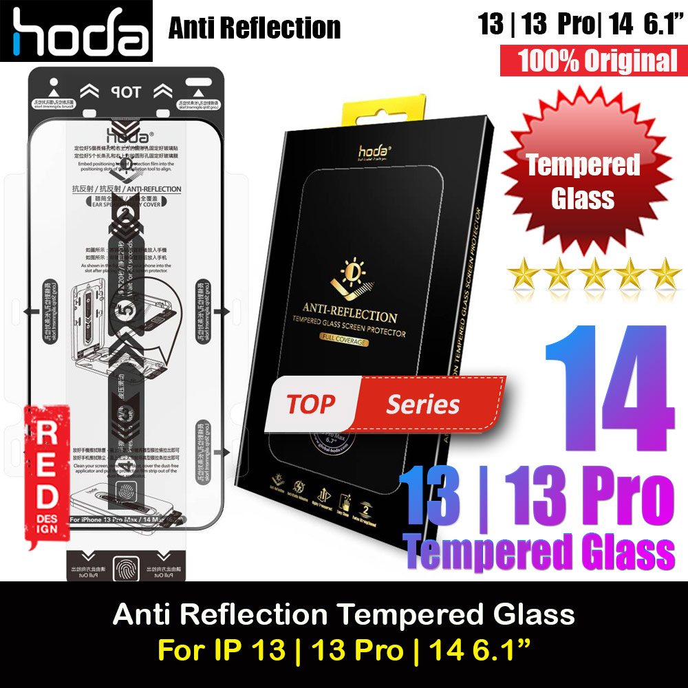 Picture of Hoda 0.33mm 2.5D Full Coverage Anti Reflection Tempered Glass Screen Protector for Apple iPhone 13 iPhone 13 Pro 6.1 iPhone 14 6.1  (Anti Reflection) Apple iPhone 13 6.1- Apple iPhone 13 6.1 Cases, Apple iPhone 13 6.1 Covers, iPad Cases and a wide selection of Apple iPhone 13 6.1 Accessories in Malaysia, Sabah, Sarawak and Singapore 
