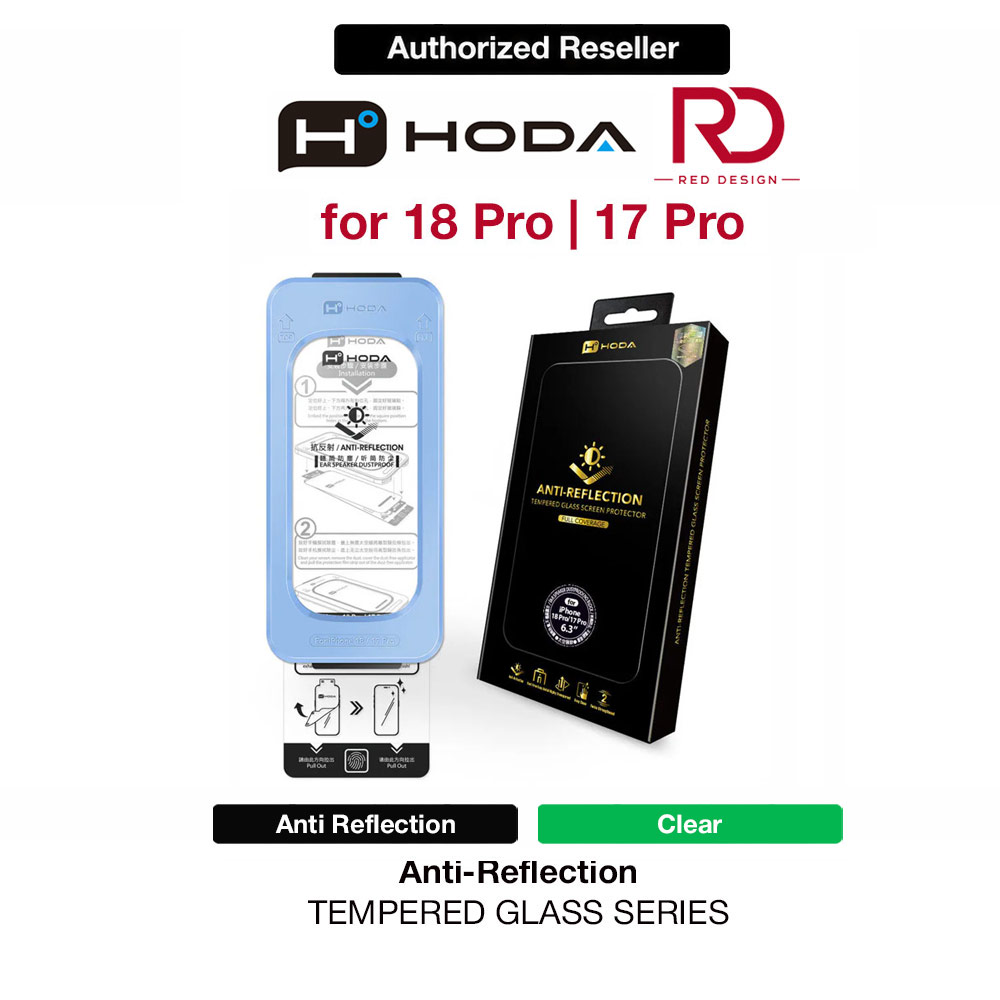 Picture of Hoda Full Coverage Tempered Glass Screen Protector for iPhone 18 Pro with Dust-Free Helper - Anti Reflection Flagship Apple iPhone 17 Pro 6.3- Apple iPhone 17 Pro 6.3 Cases, Apple iPhone 17 Pro 6.3 Covers, iPad Cases and a wide selection of Apple iPhone 17 Pro 6.3 Accessories in Malaysia, Sabah, Sarawak and Singapore 