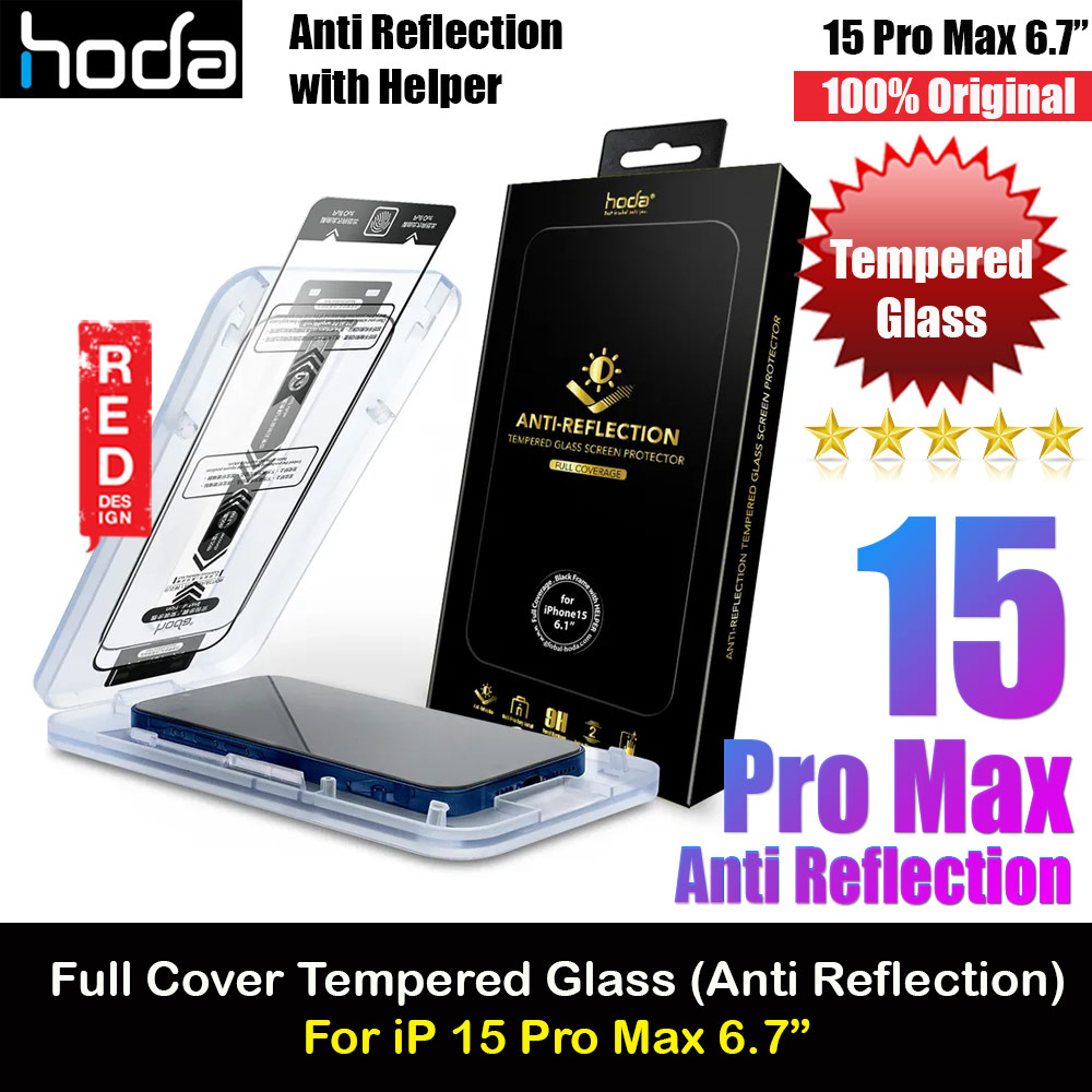 Picture of Hoda 0.33mm 2.5D Full Coverage Anti Reflection Tempered Glass Screen Protector for Apple iPhone 15 Pro Max 6.7 (Anti Reflection) Apple iPhone 15 Pro Max 6.7- Apple iPhone 15 Pro Max 6.7 Cases, Apple iPhone 15 Pro Max 6.7 Covers, iPad Cases and a wide selection of Apple iPhone 15 Pro Max 6.7 Accessories in Malaysia, Sabah, Sarawak and Singapore 