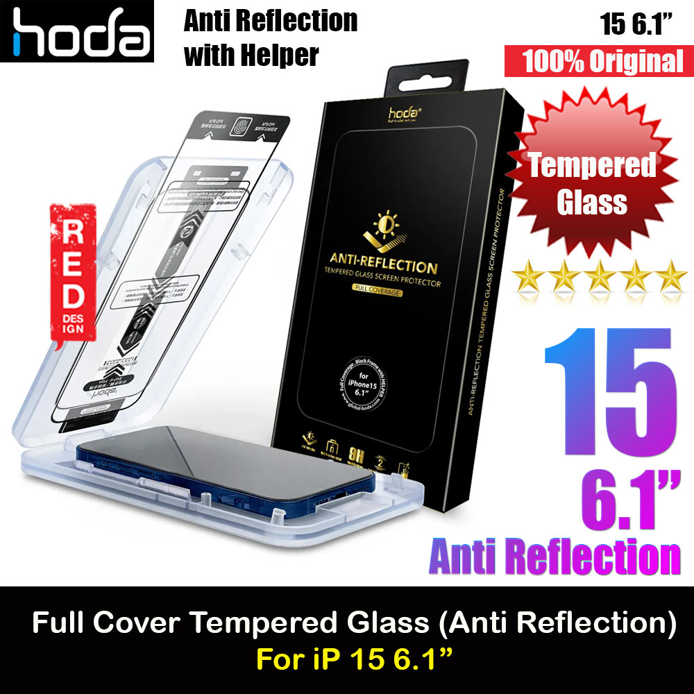Picture of Hoda 0.33mm 2.5D Full Coverage Anti Reflection Tempered Glass Screen Protector for Apple iPhone 15 6.1 (Anti Reflection) Apple iPhone 15 6.1- Apple iPhone 15 6.1 Cases, Apple iPhone 15 6.1 Covers, iPad Cases and a wide selection of Apple iPhone 15 6.1 Accessories in Malaysia, Sabah, Sarawak and Singapore 