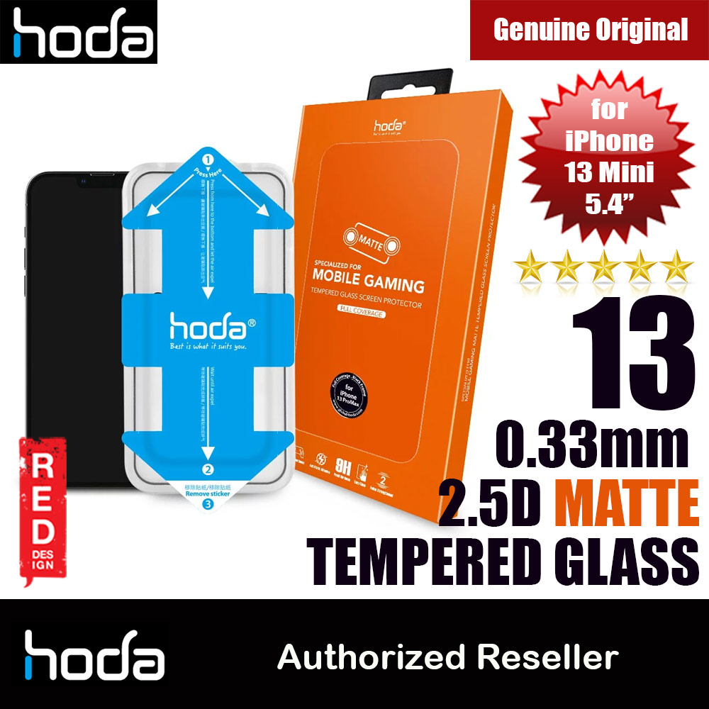 Picture of Hoda 0.33mm 2.5D Full Coverage Tempered Glass Screen Protector for Apple iPhone 13 Mini 5.4 (Matte Suitable for Gamer Specialize for Mobile Gaming) Apple iPhone 13 mini 5.4- Apple iPhone 13 mini 5.4 Cases, Apple iPhone 13 mini 5.4 Covers, iPad Cases and a wide selection of Apple iPhone 13 mini 5.4 Accessories in Malaysia, Sabah, Sarawak and Singapore 