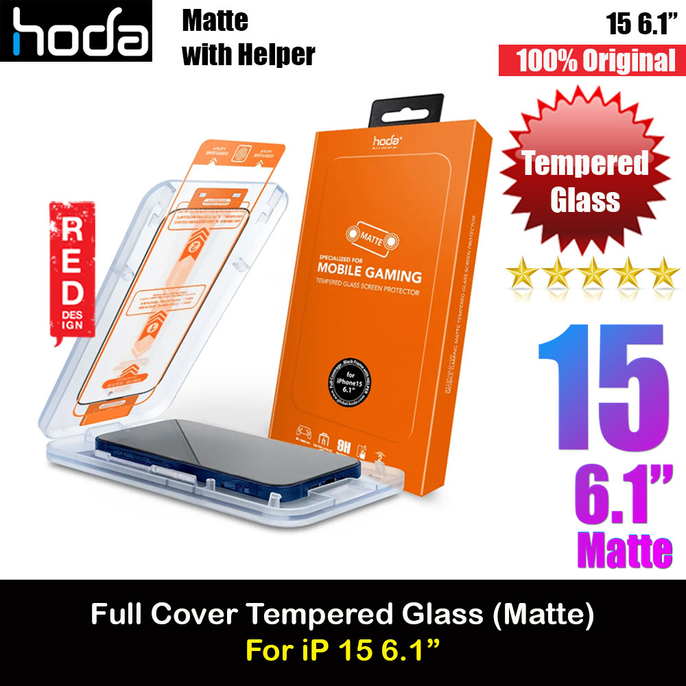 Picture of Hoda 0.33mm 2.5D Full Coverage Gamer Matte Tempered Glass Screen Protector for Apple iPhone 15 6.1 iPhone 14 Pro 6.1 (Matte) Apple iPhone 15 6.1- Apple iPhone 15 6.1 Cases, Apple iPhone 15 6.1 Covers, iPad Cases and a wide selection of Apple iPhone 15 6.1 Accessories in Malaysia, Sabah, Sarawak and Singapore 