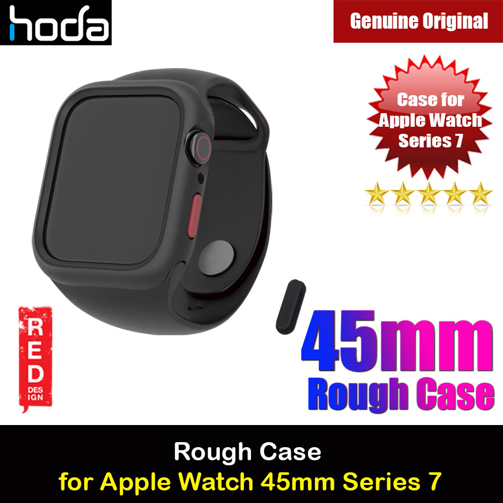 Picture of Hoda Rough Case Apple Watch 45mm Series 7 Protection Case (Black) Apple Watch 45mm- Apple Watch 45mm Cases, Apple Watch 45mm Covers, iPad Cases and a wide selection of Apple Watch 45mm Accessories in Malaysia, Sabah, Sarawak and Singapore 