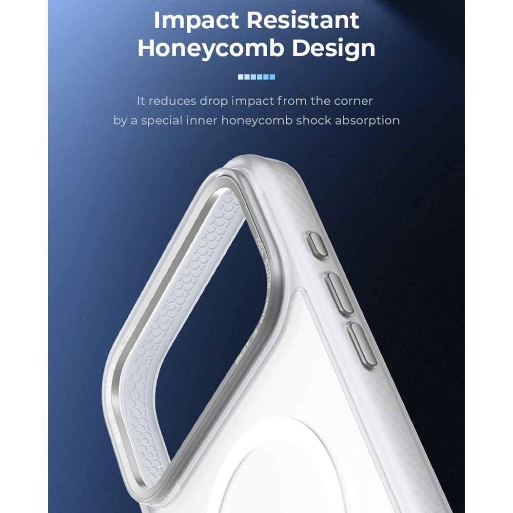 Picture of Apple iPhone 18 Pro Max Case | Hoda ROUGH Case Military Standard MagSafe Enhanced with PureSurfaceTMwith Camera Button for iPhone 18 Pro Max - Matte