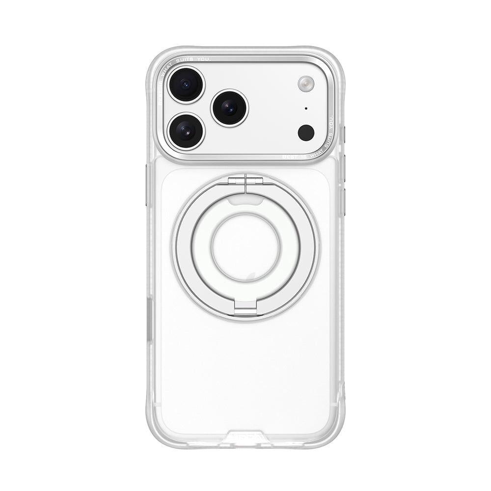 Picture of Apple iPhone 18 Pro Max Case | Hoda ROUGH Case Magnet with 360° foldable rotating ring-holder stand Enhanced with PureSurfaceTM for iPhone 18 Pro Max 17 Pro Max - Matte