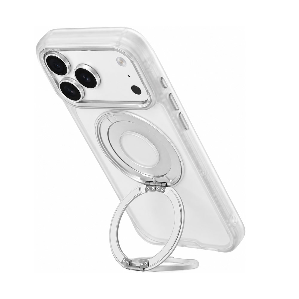 Picture of Apple iPhone 18 Pro Max Case | Hoda ROUGH Case Magnet with 360° foldable rotating ring-holder stand Enhanced with PureSurfaceTM for iPhone 18 Pro Max 17 Pro Max - Matte