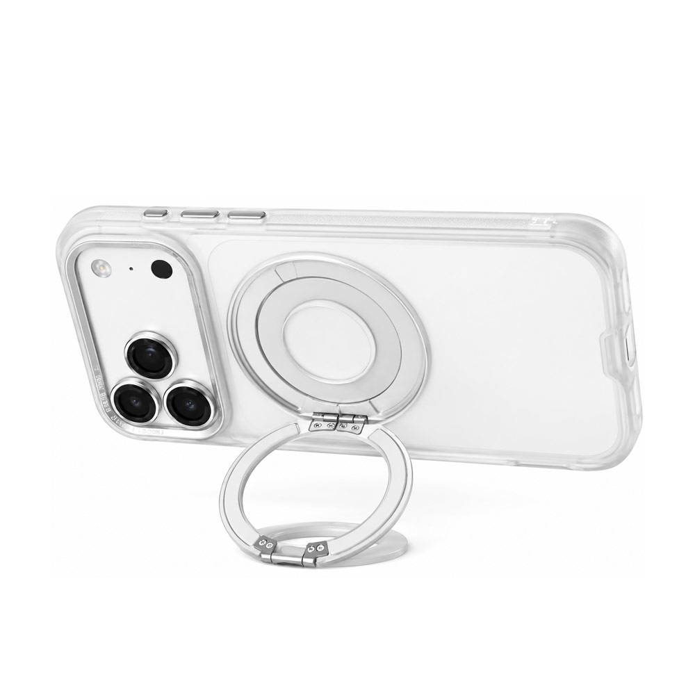 Picture of Apple iPhone 18 Pro Max Case | Hoda ROUGH Case Magnet with 360° foldable rotating ring-holder stand Enhanced with PureSurfaceTM for iPhone 18 Pro Max 17 Pro Max - Matte