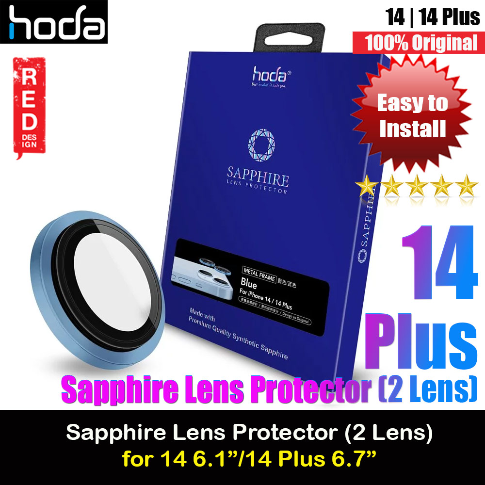Picture of Hoda Sapphire Lens Protector for iPhone 14 6.1 iPhone 14 Plus 6.7  (2PCS Blue) Apple iPhone 14 Plus 6.7- Apple iPhone 14 Plus 6.7 Cases, Apple iPhone 14 Plus 6.7 Covers, iPad Cases and a wide selection of Apple iPhone 14 Plus 6.7 Accessories in Malaysia, Sabah, Sarawak and Singapore 