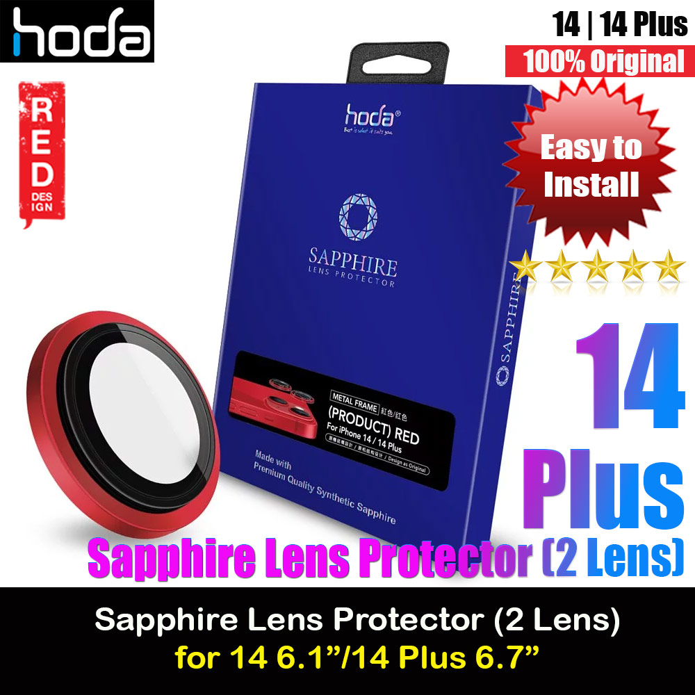 Picture of Hoda Sapphire Lens Protector for iPhone 14 6.1 iPhone 14 Plus 6.7  (2PCS Red) Apple iPhone 14 Plus 6.7- Apple iPhone 14 Plus 6.7 Cases, Apple iPhone 14 Plus 6.7 Covers, iPad Cases and a wide selection of Apple iPhone 14 Plus 6.7 Accessories in Malaysia, Sabah, Sarawak and Singapore 