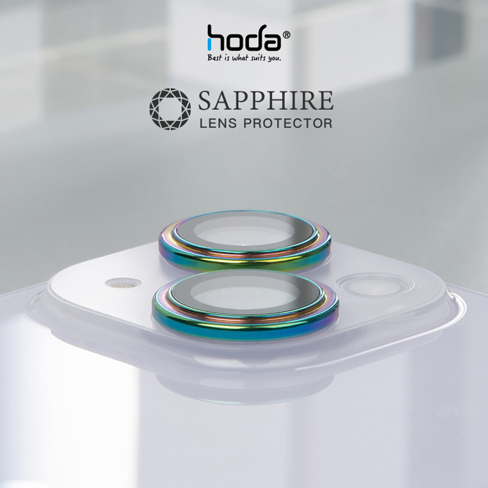 Picture of Apple iPhone 14 Plus 6.7  | Hoda Sapphire Lens Protector for iPhone 14 6.1 iPhone 14 Plus 6.7  (2PCS Silver)