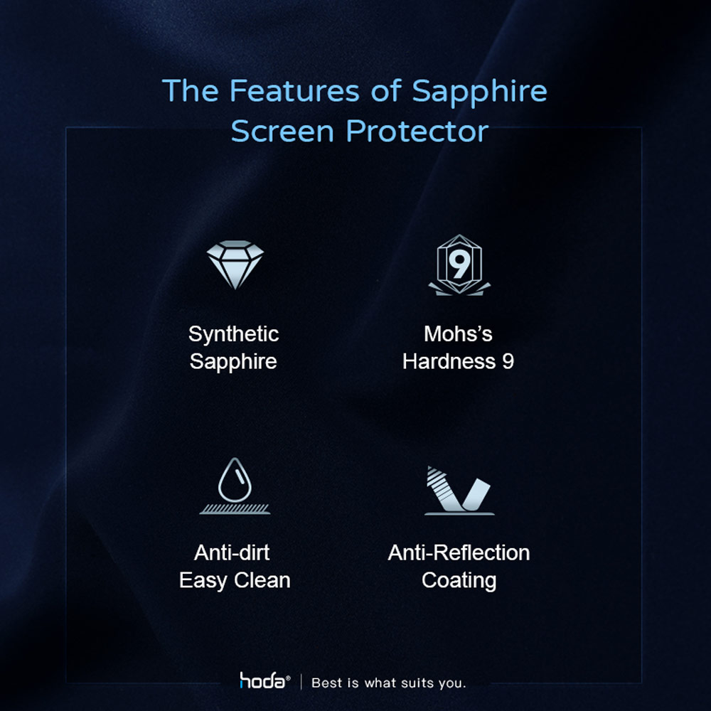 Picture of Apple iPhone 14 Pro Max 6.7  | Hoda Sapphire Lens Protector for iPhone 14 Pro 6.1 iPhone 14 Pro Max 6.7  (3PCS Gold)