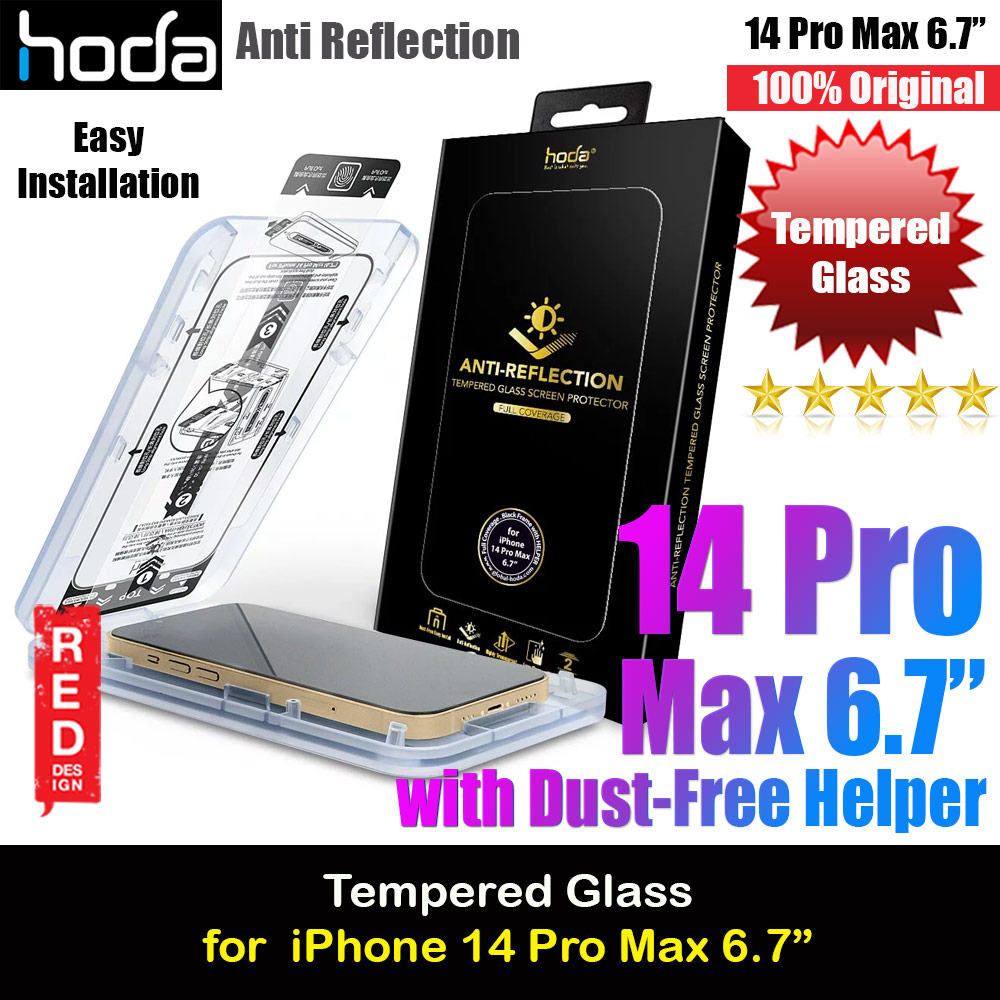 Picture of Hoda 0.33mm 2.5D Full Coverage Tempered Glass Screen Protector for Apple iPhone 14 Pro Max 6.7 (Anti Reflection) Apple iPhone 14 Pro Max 6.7- Apple iPhone 14 Pro Max 6.7 Cases, Apple iPhone 14 Pro Max 6.7 Covers, iPad Cases and a wide selection of Apple iPhone 14 Pro Max 6.7 Accessories in Malaysia, Sabah, Sarawak and Singapore 