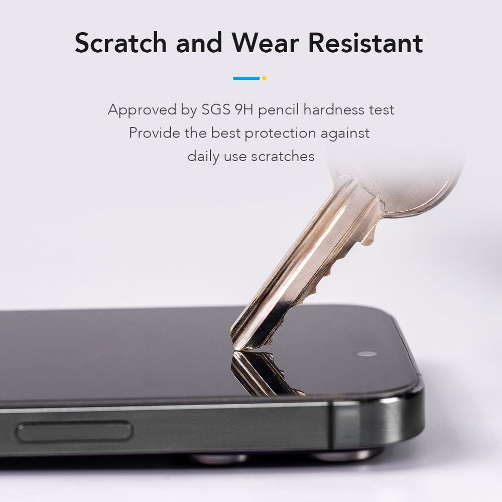 Picture of Apple iPhone 18 Pro Screen Protector | Hoda Full Coverage Tempered Glass Screen Protector for iPhone 18 Pro 17 Pro with Dust-Free Helper - Clear