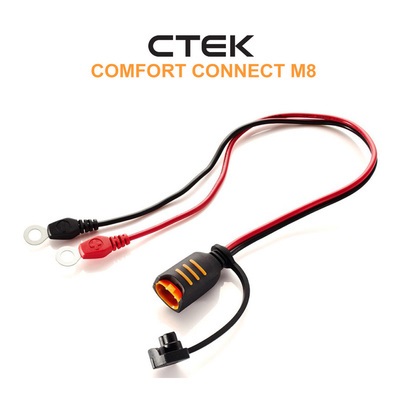 Picture of CTEK 56-261 Comfort Connect 3/8" Eyelet For M8 Top Post Batteries Red Design- Red Design Cases, Red Design Covers, iPad Cases and a wide selection of Red Design Accessories in Malaysia, Sabah, Sarawak and Singapore 