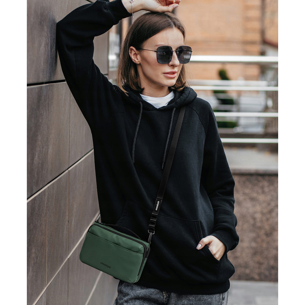 Picture of Innostyle FlexiCarry Crossbody Sling Shoulder Hand Carry Urban Style Bag Travel Bag (Meadow Green)