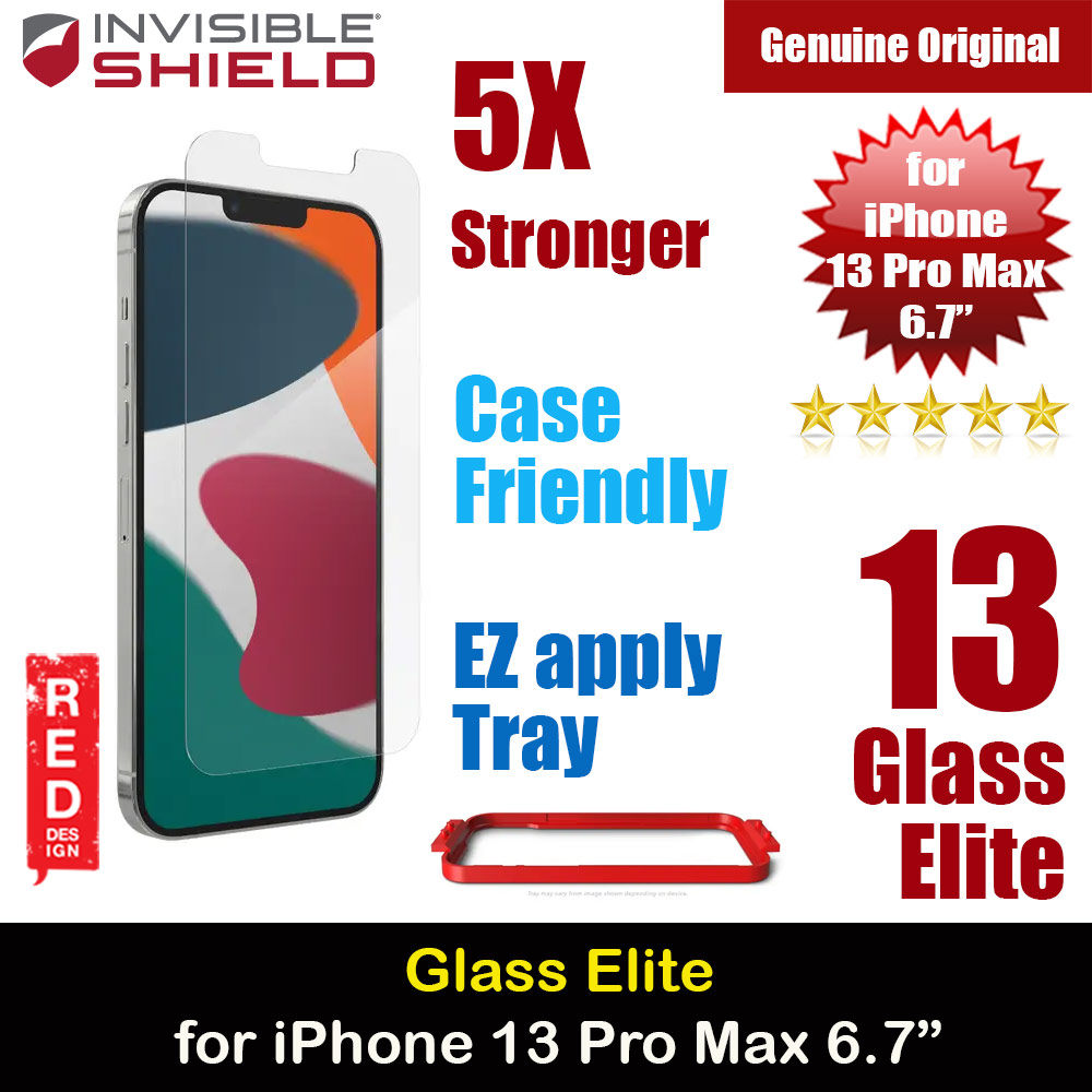 Picture of Invisible Shield Glass Elite Glass Screen Protector for iPhone 13 Pro Max 6.7 (Clear) Apple iPhone 13 Pro Max 6.7- Apple iPhone 13 Pro Max 6.7 Cases, Apple iPhone 13 Pro Max 6.7 Covers, iPad Cases and a wide selection of Apple iPhone 13 Pro Max 6.7 Accessories in Malaysia, Sabah, Sarawak and Singapore 