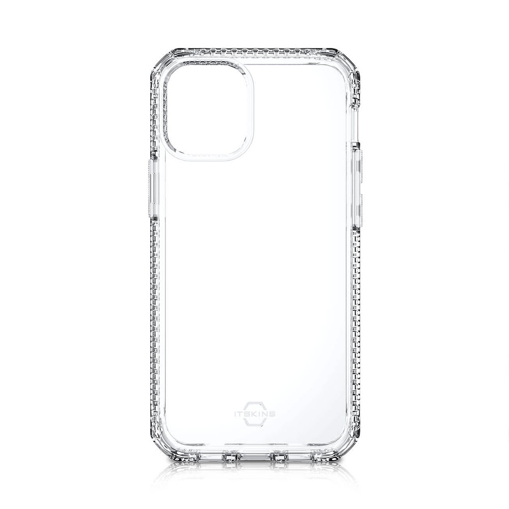 Picture of Apple iPhone 12 Pro Max 6.7 Case | ITSKINS SPECTRUM CLEAR ANTIMICROBIAL Certified Antishock Protection Case for Apple iPhone 12 Pro Max 6.7 (Transparent)