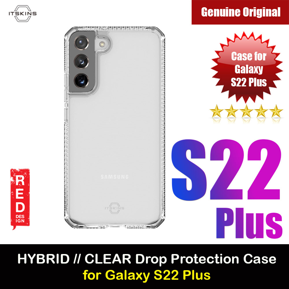 Picture of ITSKINS Hybrid CLEAR ANTIMICROBIAL Certified Antishock Protection Case for Galaxy S22 Plus (Transparent) Samsung Galaxy S22 Plus 6.6- Samsung Galaxy S22 Plus 6.6 Cases, Samsung Galaxy S22 Plus 6.6 Covers, iPad Cases and a wide selection of Samsung Galaxy S22 Plus 6.6 Accessories in Malaysia, Sabah, Sarawak and Singapore 