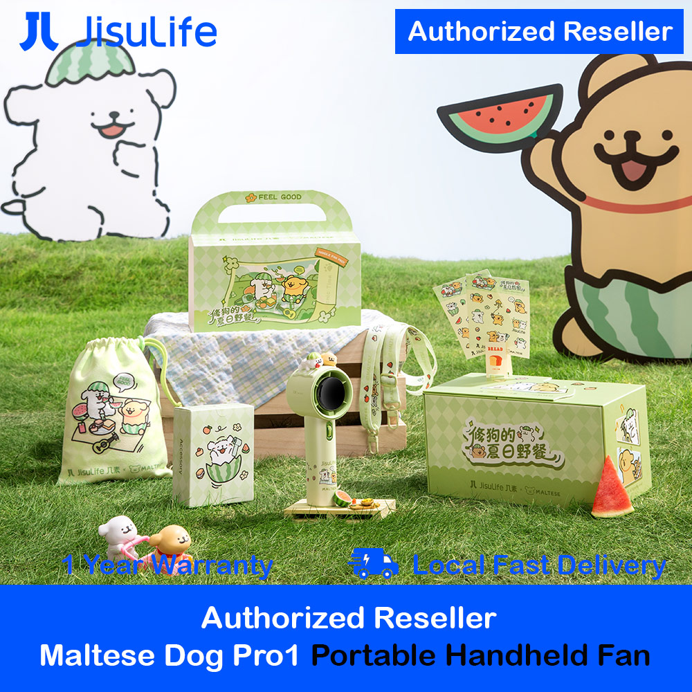 Picture of Jisulife Limited Edition Gift Idea Box Maltese Dog 100 Speed Control Wide Wind Portable Handheld Fan Kipas Pegang Tangan Angin Kuat Red Design- Red Design Cases, Red Design Covers, iPad Cases and a wide selection of Red Design Accessories in Malaysia, Sabah, Sarawak and Singapore 