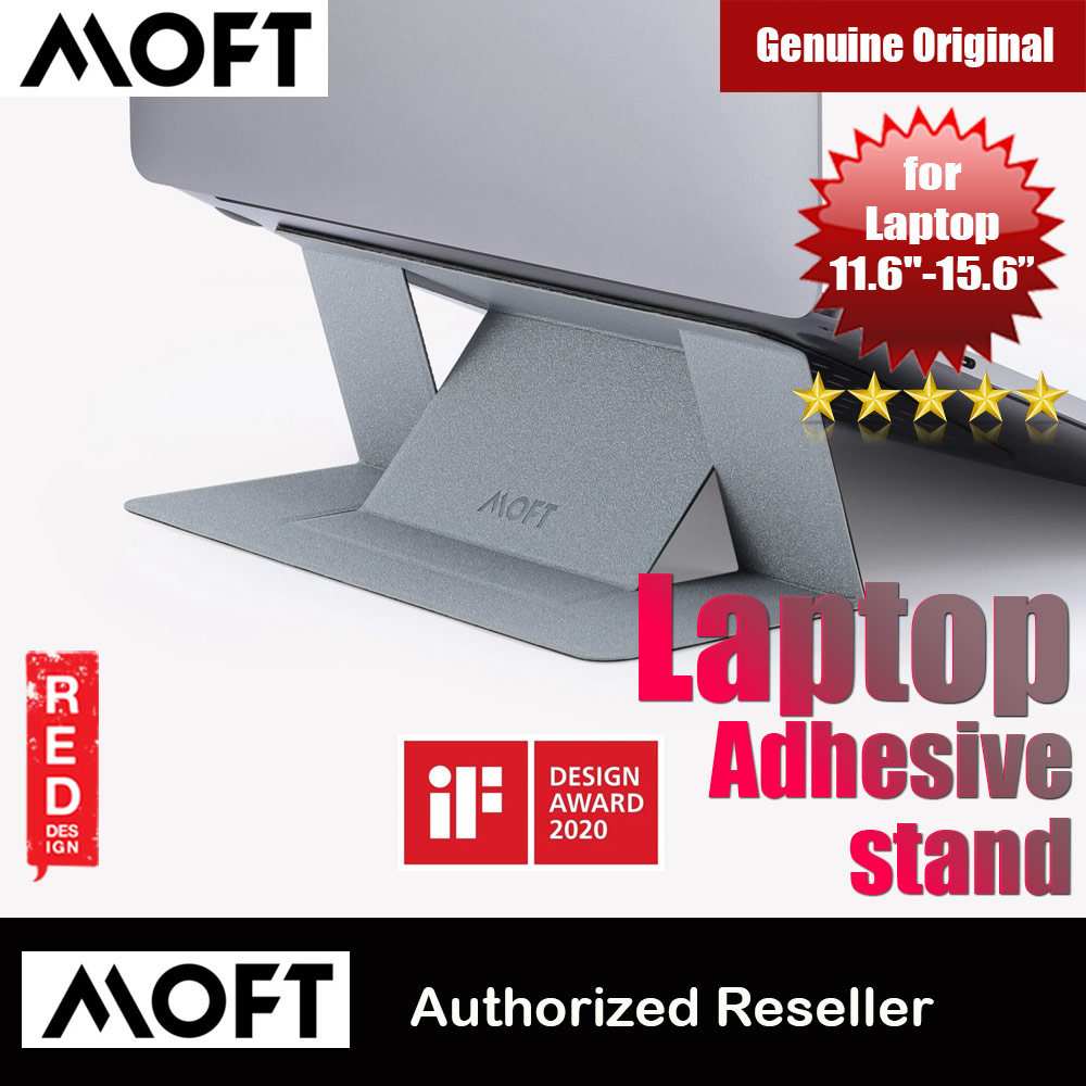 Picture of MOFT Invisible Laptop Stand Adhesive with Holes for Heat Dissipation for Laptop Macbook Air 13 M1 Macbook Pro 13 M1 (Silver) Apple MacBook Air 13\" 2020- Apple MacBook Air 13\" 2020 Cases, Apple MacBook Air 13\" 2020 Covers, iPad Cases and a wide selection of Apple MacBook Air 13\" 2020 Accessories in Malaysia, Sabah, Sarawak and Singapore 