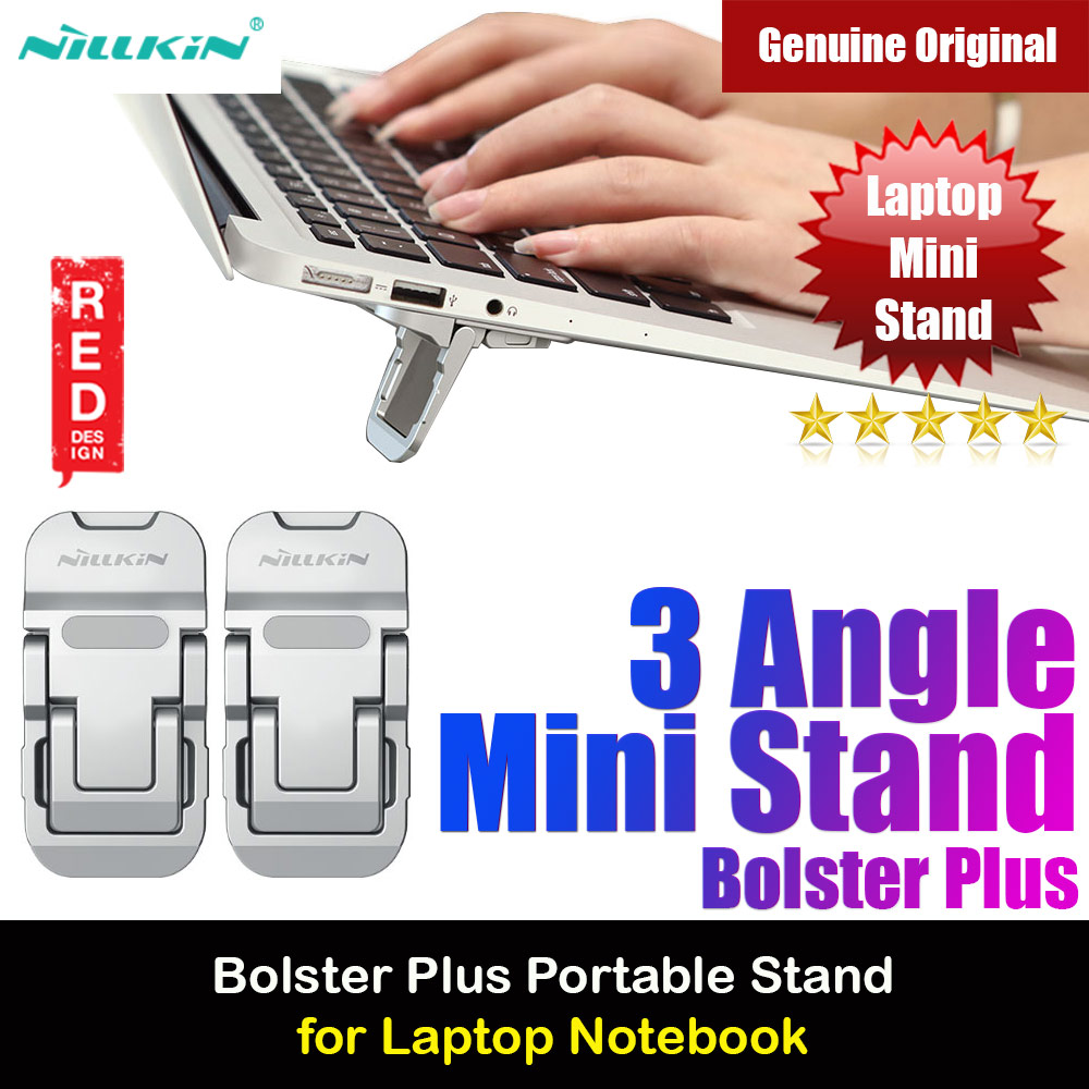 Picture of Nillkin Bolster Plus Laptop Tablet Mini Stand Foldable Portable Stand Holder Heat Dissipation for Laptop Notebook (Silver) Red Design- Red Design Cases, Red Design Covers, iPad Cases and a wide selection of Red Design Accessories in Malaysia, Sabah, Sarawak and Singapore 